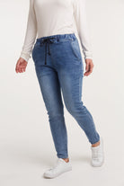 Ada Denim - Denim - Isle of Mine Clothing - Denim Jean Elasticised