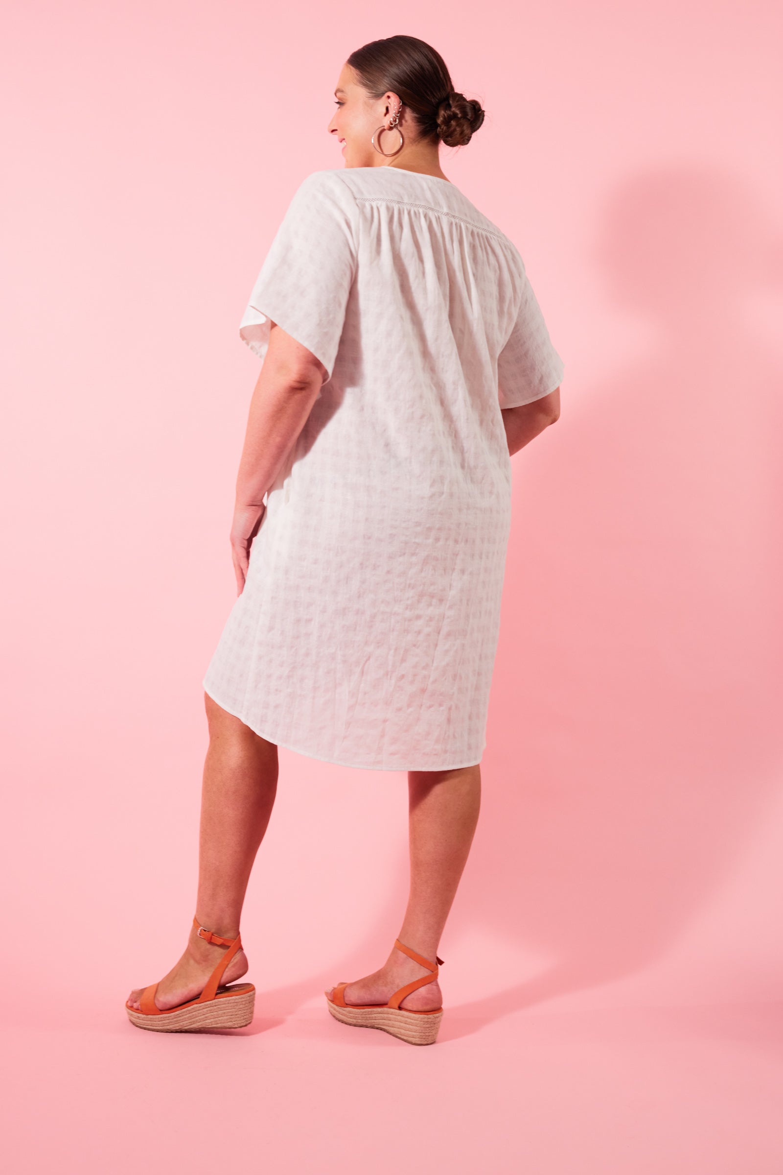 Alfresco Dress - Lotus - Isle of Mine Clothing - Dress Mini Linen One Size