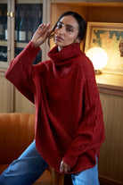 Renew Poncho - Picante - Isle of Mine Clothing - Knit Poncho One Size