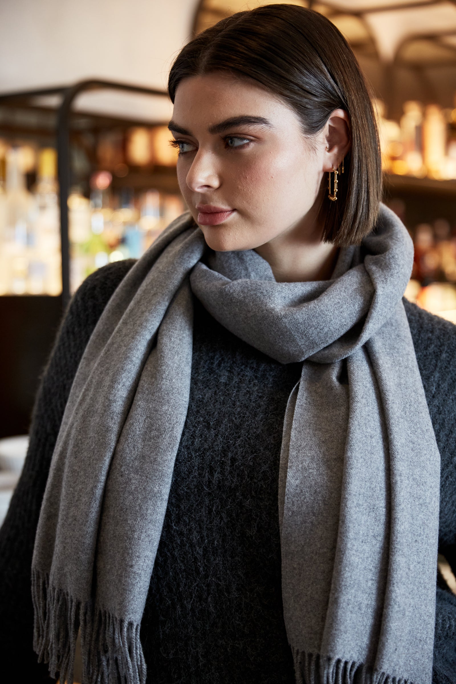 Romance Earring - Gold Square - Isle of Mine Earring