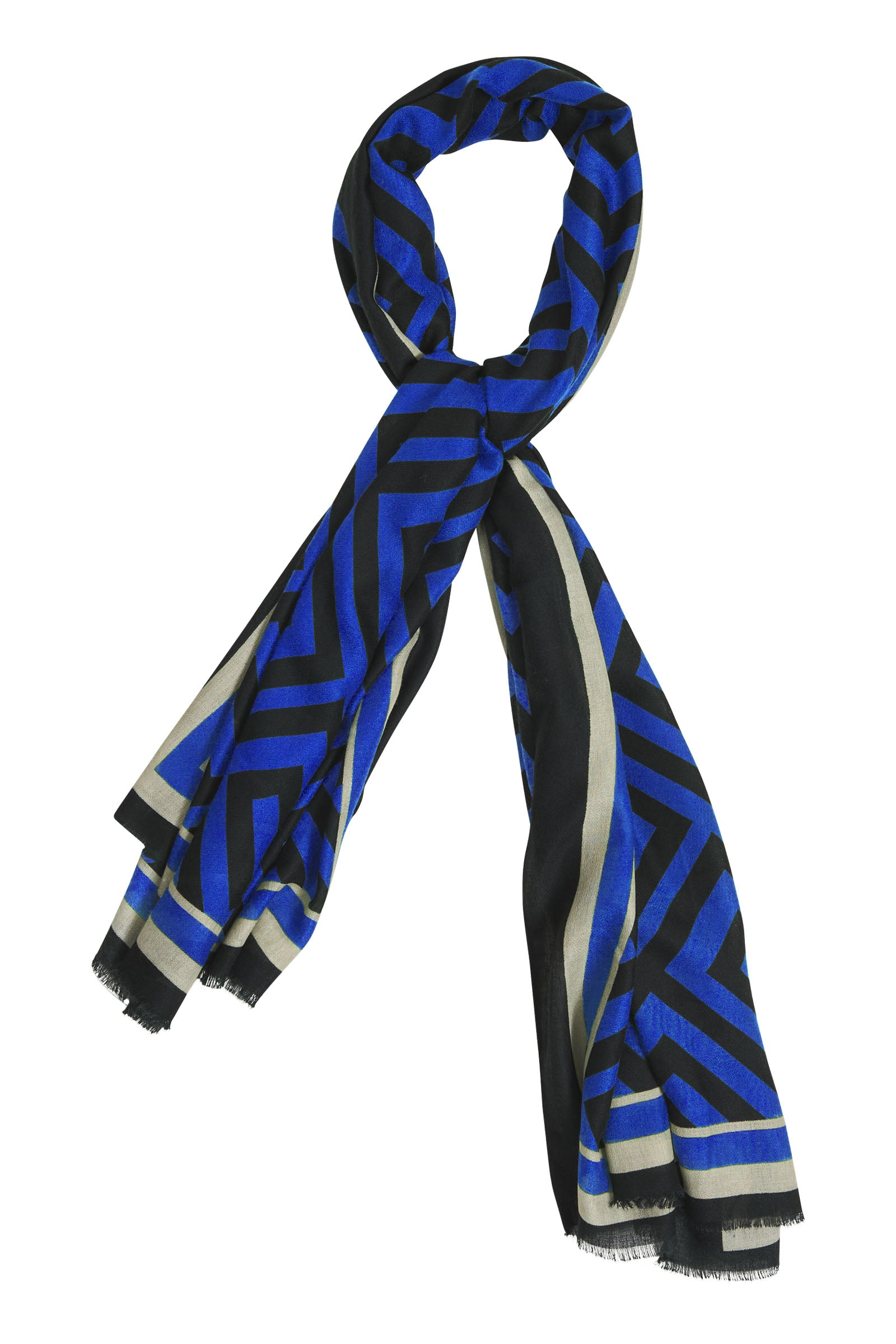 Ambition Scarf - Cobalt - Isle of Mine Scarves
