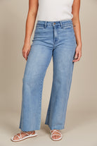 Tate Denim - Stellar - Isle of Mine Clothing - Denim Jean Wide Leg