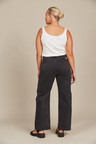 Tate Denim - Ash - Isle of Mine Clothing - Denim Jean Wide Leg