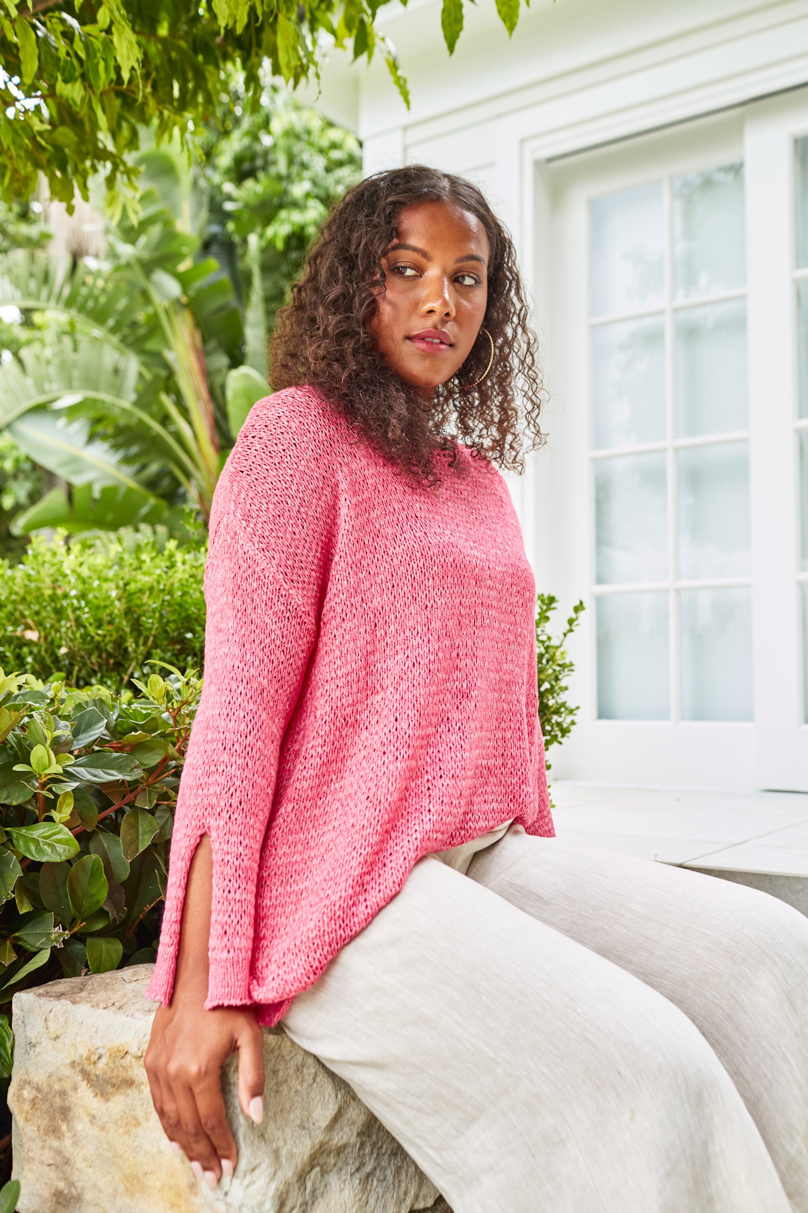 Marquee Jumper - Camelia - Isle of Mine Clothing - Knit Jumper One Size