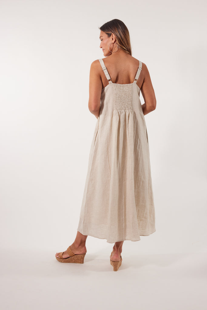 Gala Maxi - Canvas - Isle of Mine Clothing - Dress Mid Linen