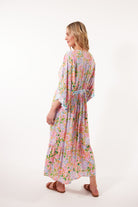 Botanical Relax Dress - Sunset Hydrangea - Isle of Mine Clothing - Dress Maxi One Size