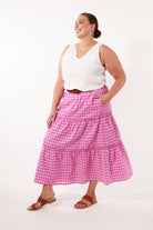 Alfresco Skirt - Carnival - Isle of Mine Clothing - Skirt Mid Linen