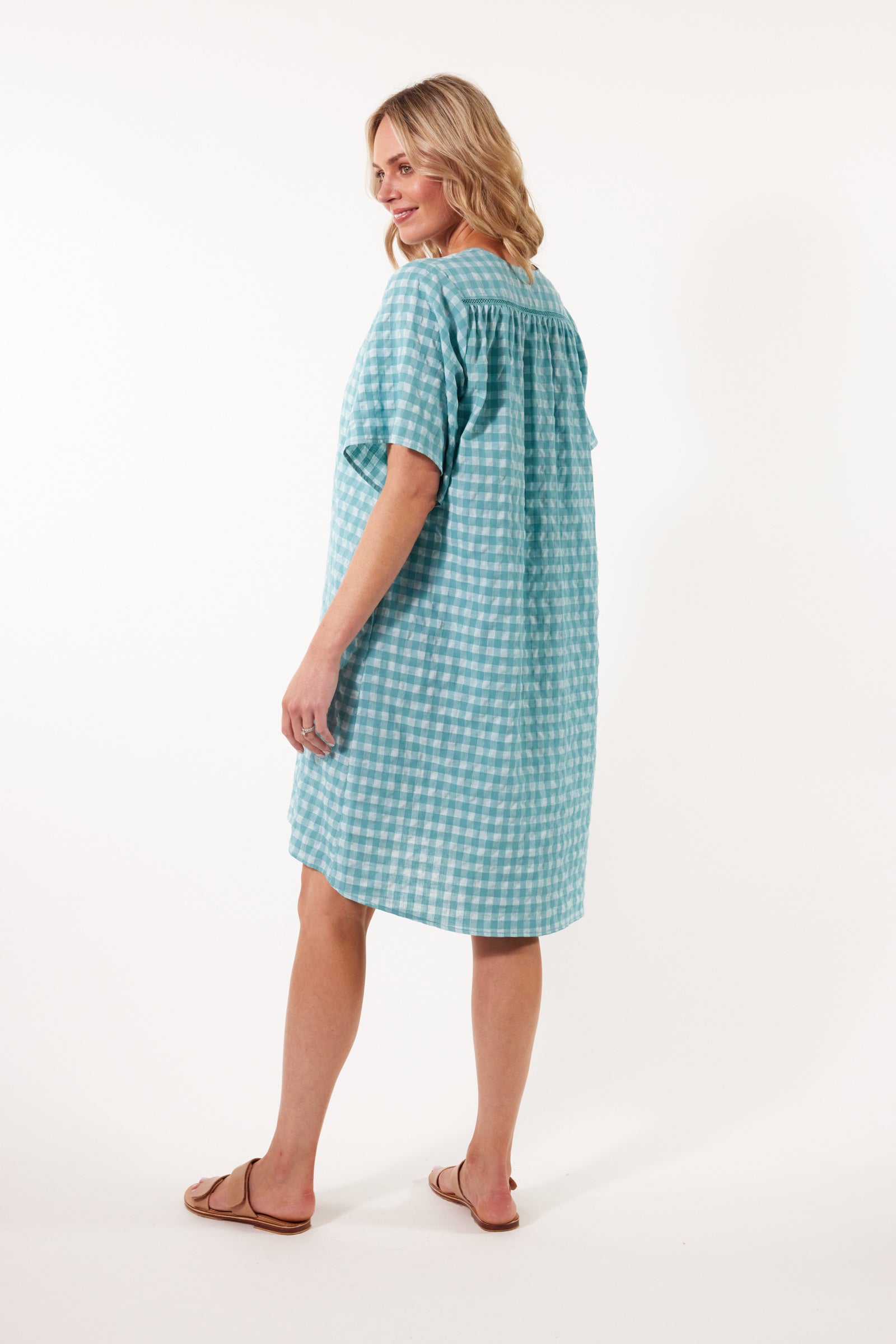 Alfresco Dress - Haze - Isle of Mine Clothing - Dress Mini Linen One Size