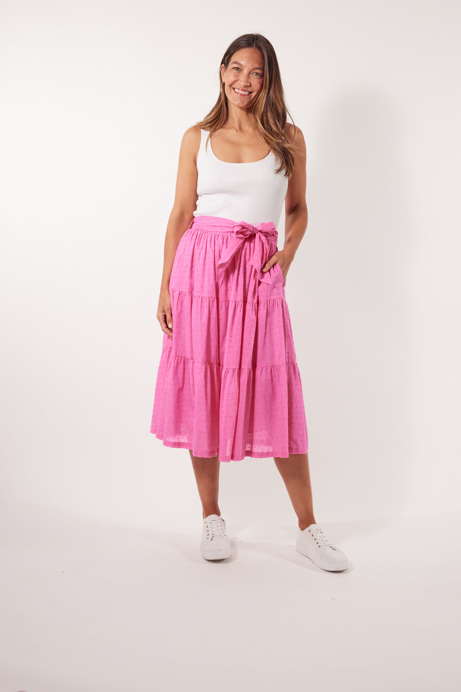 Soiree Skirt - Camelia - Isle of Mine Clothing - Skirt Mid