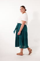 Soiree Skirt - Teal - Isle of Mine Clothing - Skirt Mid
