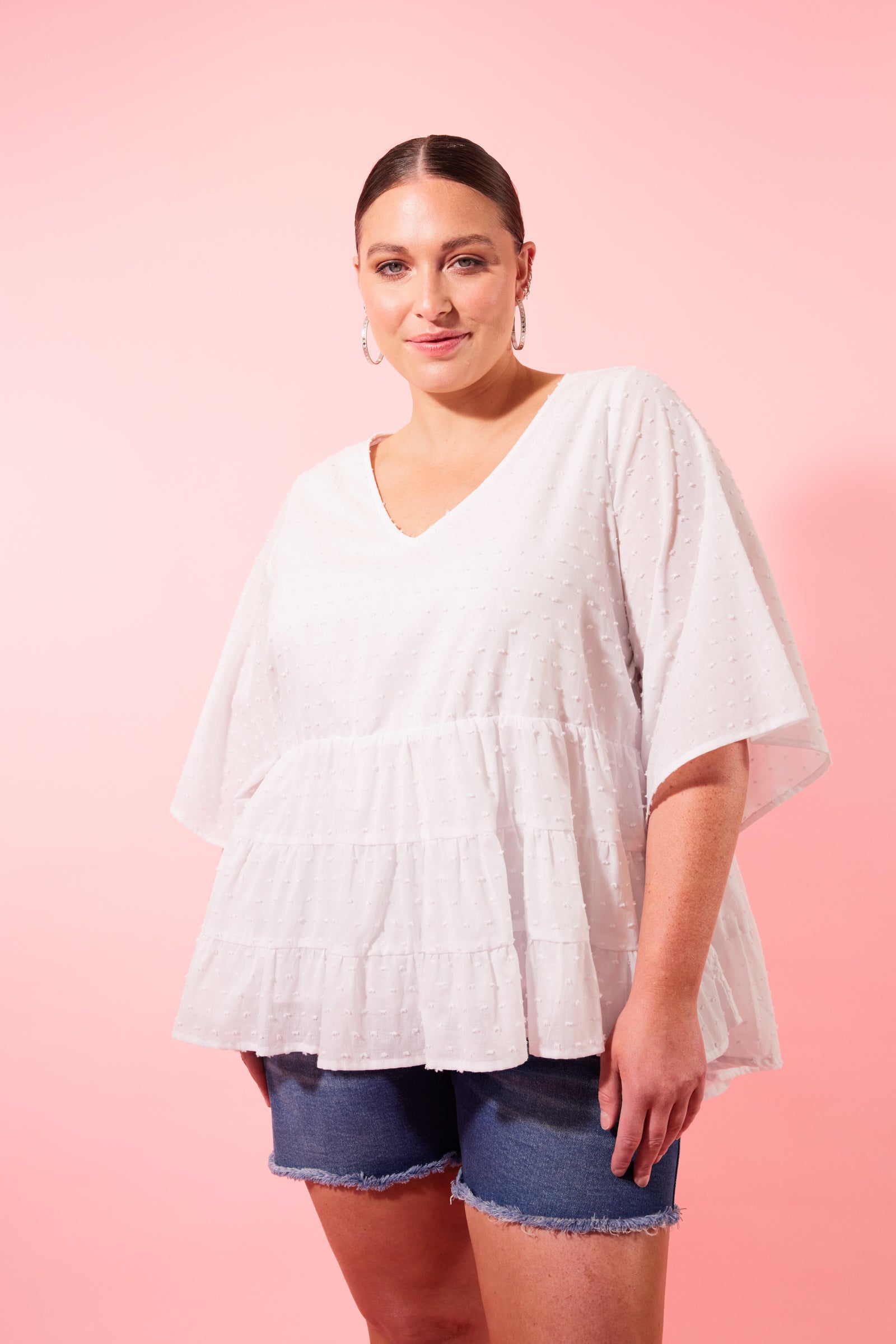 Soiree Relax Top - Lotus - Isle of Mine Clothing - Top 3/4 Sleeve One Size