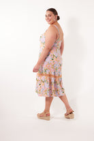 Flora Tank Dress - Sunset Hydrangea - Isle of Mine Clothing - Dress Strappy Maxi