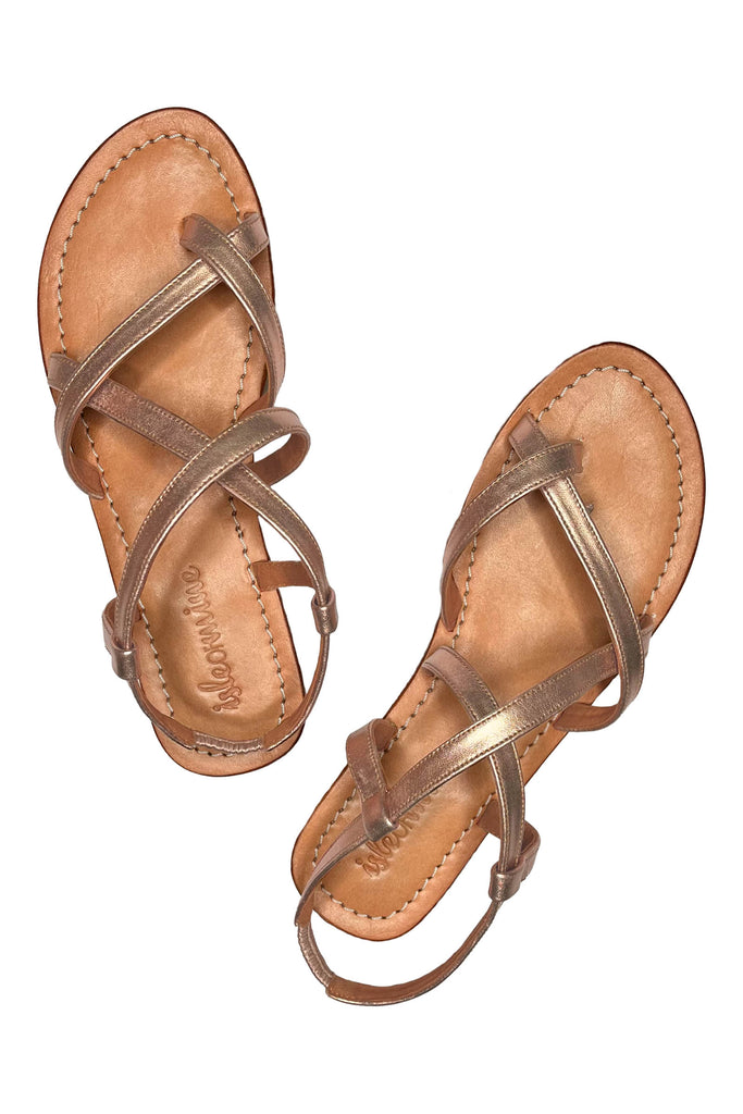 Gala Sandal - Bronze - Isle of Mine Footwear - Sandals