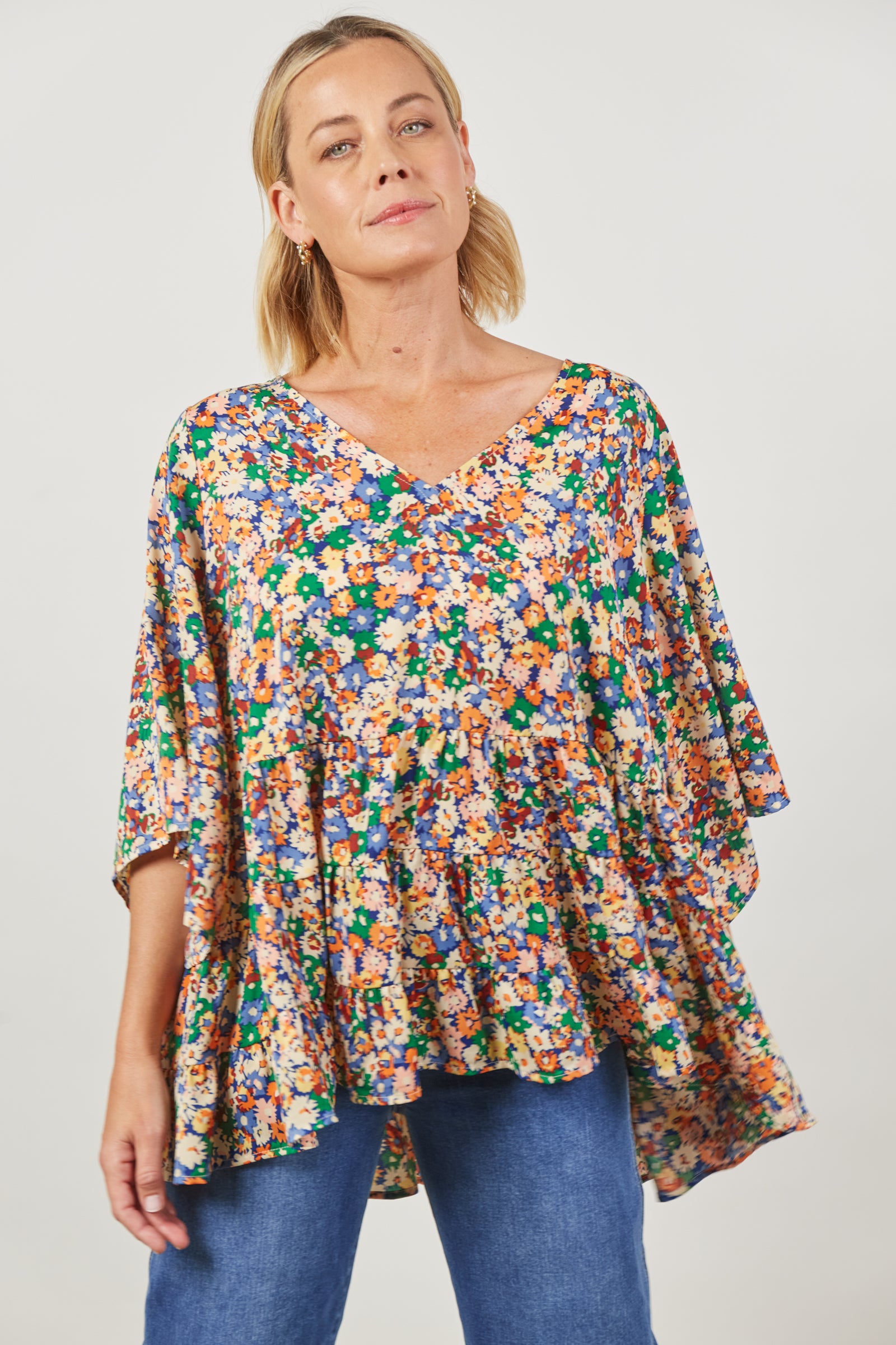 Romance Relax Top - Meadow Bloom - Isle of Mine Clothing - Top L/S One Size
