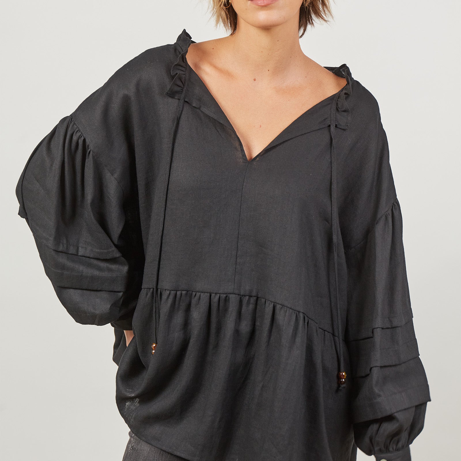 Panorama Relax Top - Onyx - Isle of Mine Clothing - Top L/S One Size