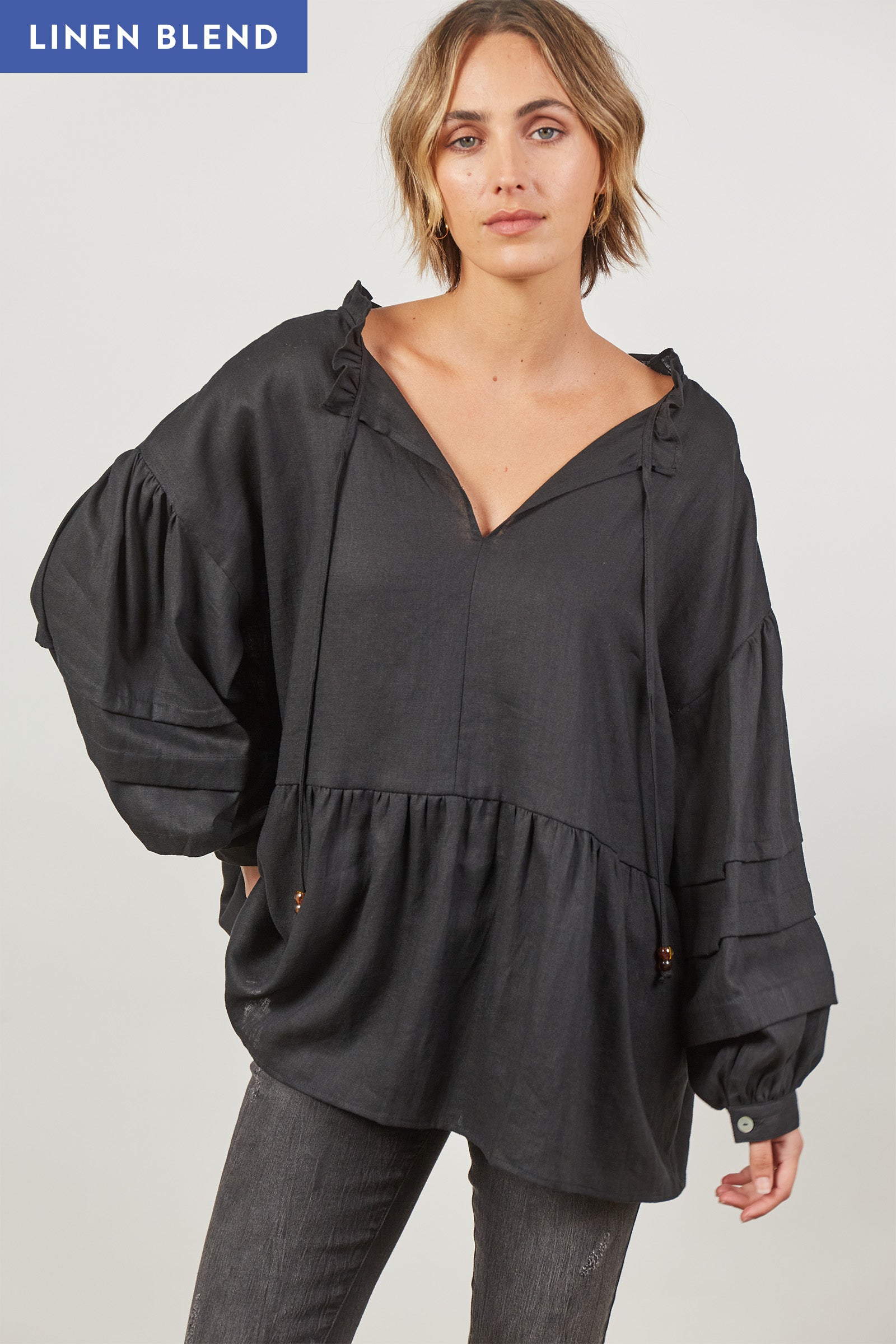 Panorama Relax Top - Onyx - Isle of Mine Clothing - Top L/S One Size