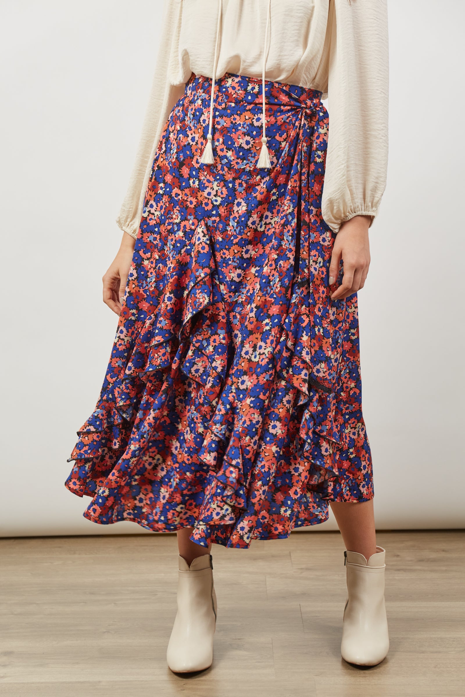 アンドマリー Avery ribbon skirt