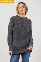 Metro Jumper - Ash - Isle of Mine Clothing - Knit Jumper