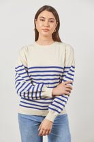 Cosmo Stripe Jumper - Creme - Isle of Mine Clothing - Knit Jumper