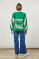 Cosmo Stripe Jumper - Meadow - Isle of Mine Clothing - Knit Jumper