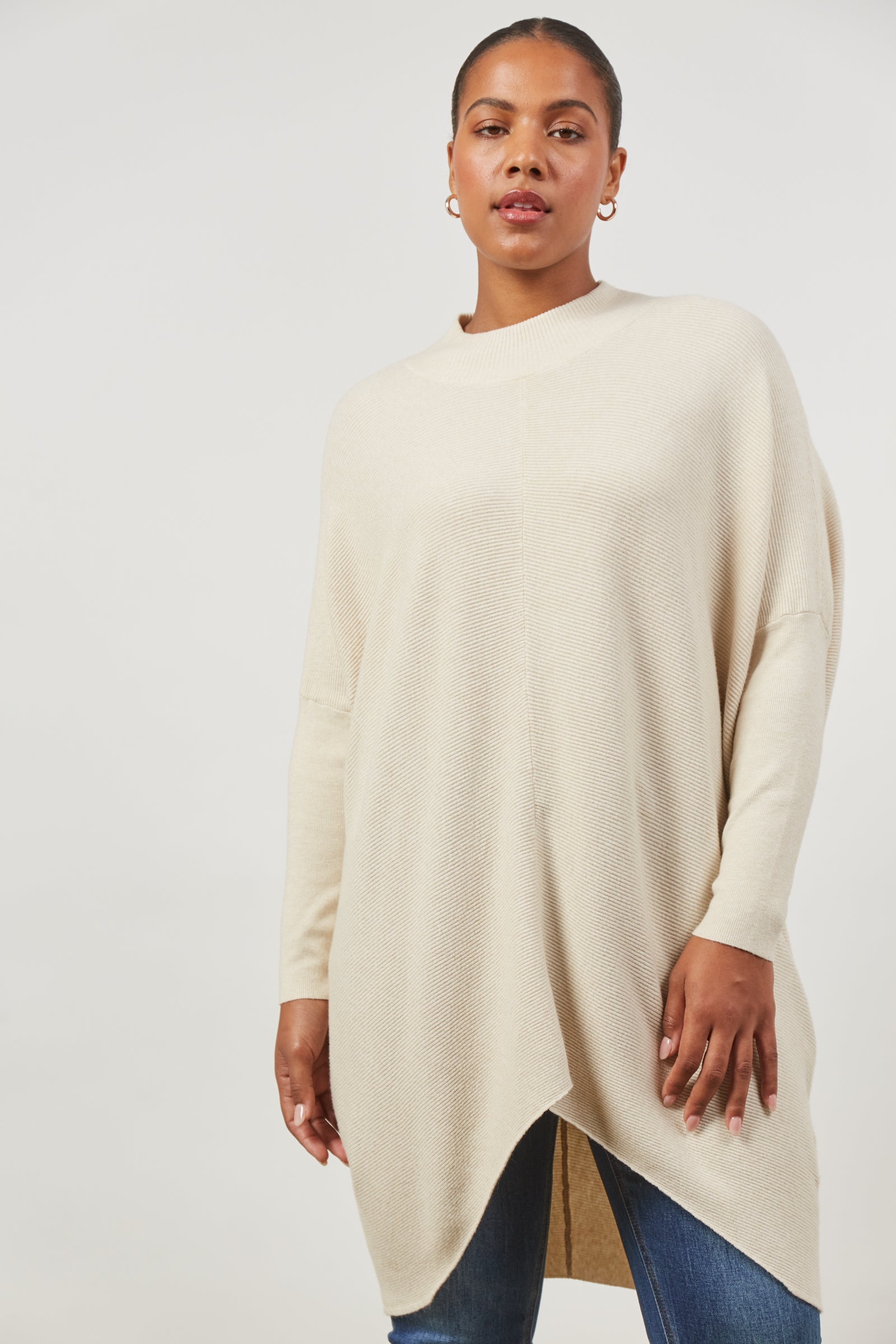 Cosmo Relax Jumper - Creme - Isle of Mine Clothing - Knit Jumper One Size