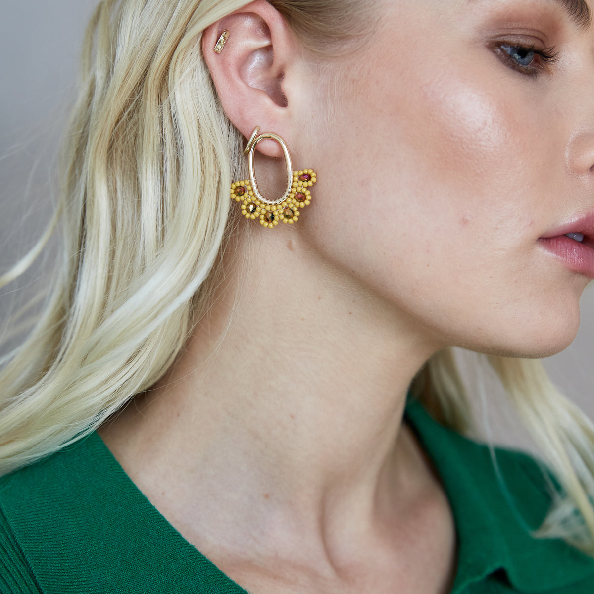 Euphoria Earring Saffron Isle of Mine