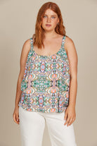 Esme Tank - Lotus Fleuron - Isle of Mine Clothing - Top Strappy