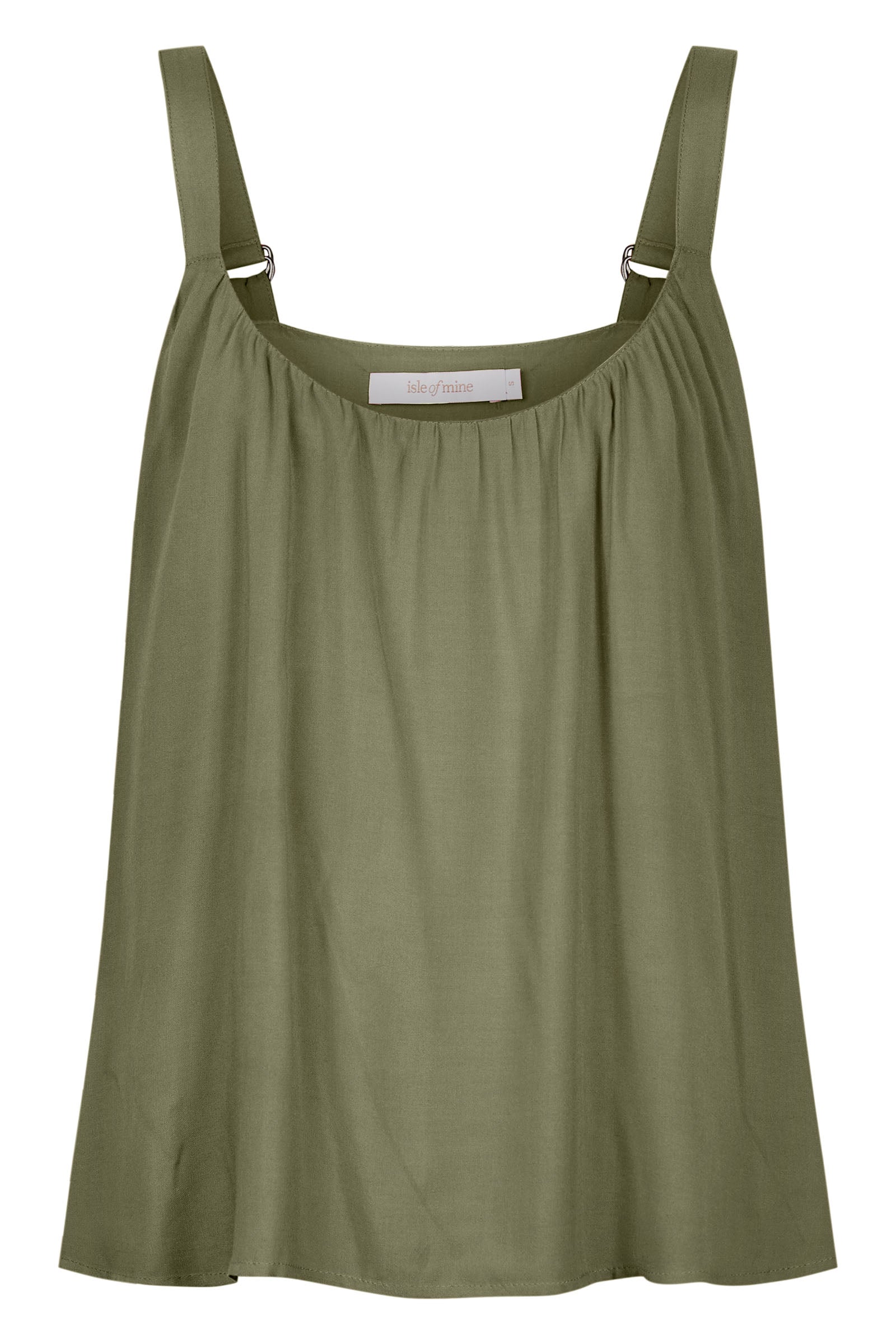 Esme Tank - Olive - Isle of Mine Clothing - Top Strappy