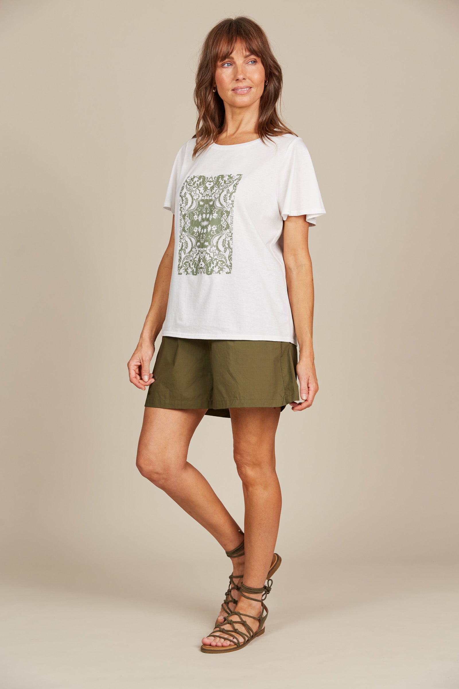 Esme Tshirt - Lotus - Isle of Mine Clothing - Top Tshirt S/S