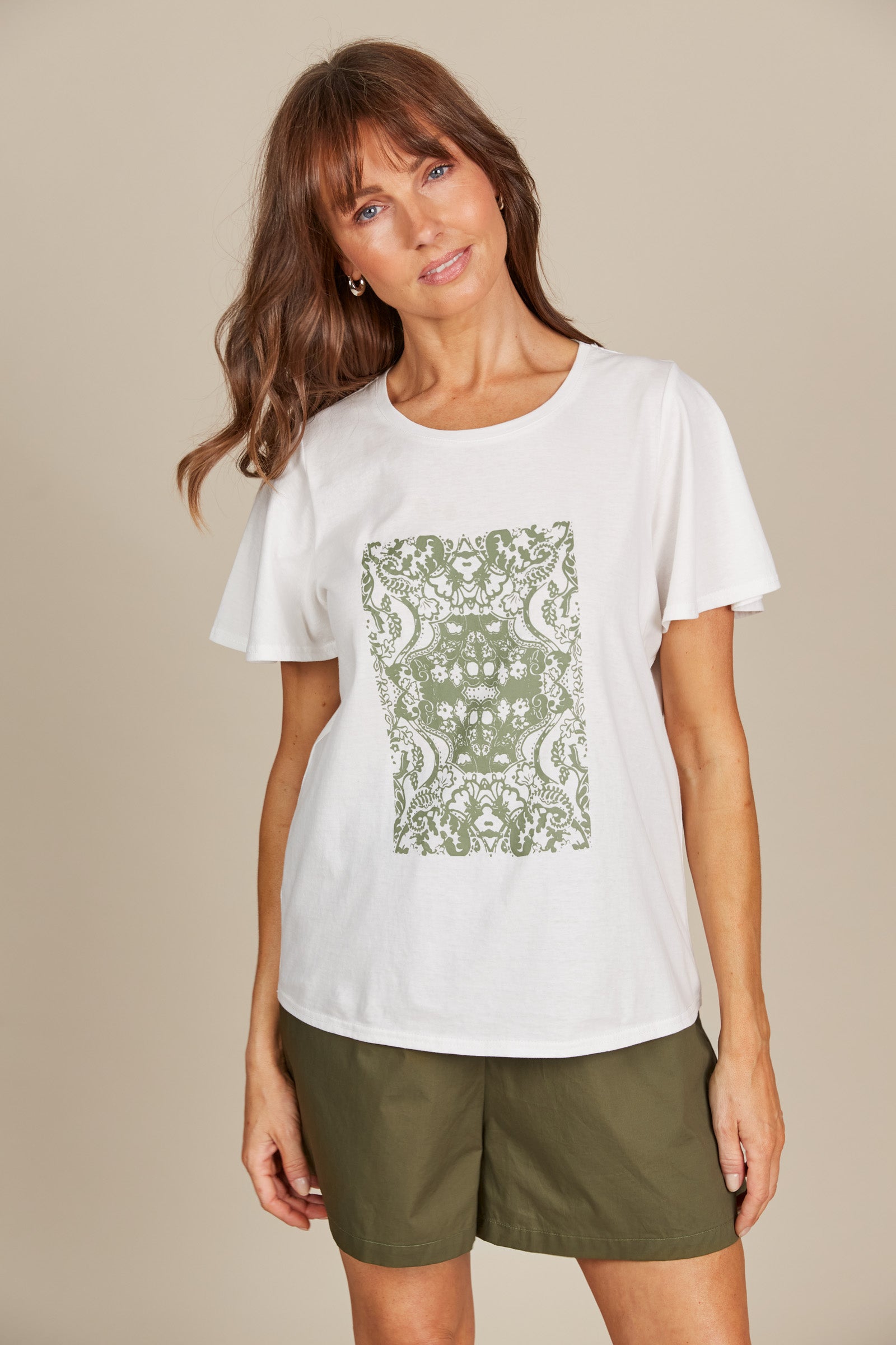 Esme Tshirt - Lotus - Isle of Mine Clothing - Top Tshirt S/S