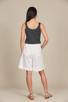 Lucille Bermuda Short - Lotus - Isle of Mine Clothing - Short Linen