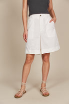 Lucille Bermuda Short - Lotus - Isle of Mine Clothing - Short Linen