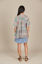 Esme Top - Lotus Fleuron - Isle of Mine Clothing - Top S/S