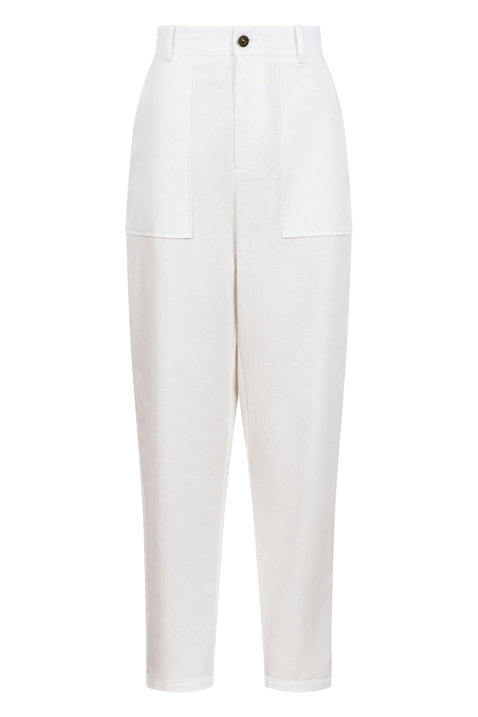 Lucille Pant - Lotus - Isle of Mine Clothing - Pant Relaxed Crop Linen