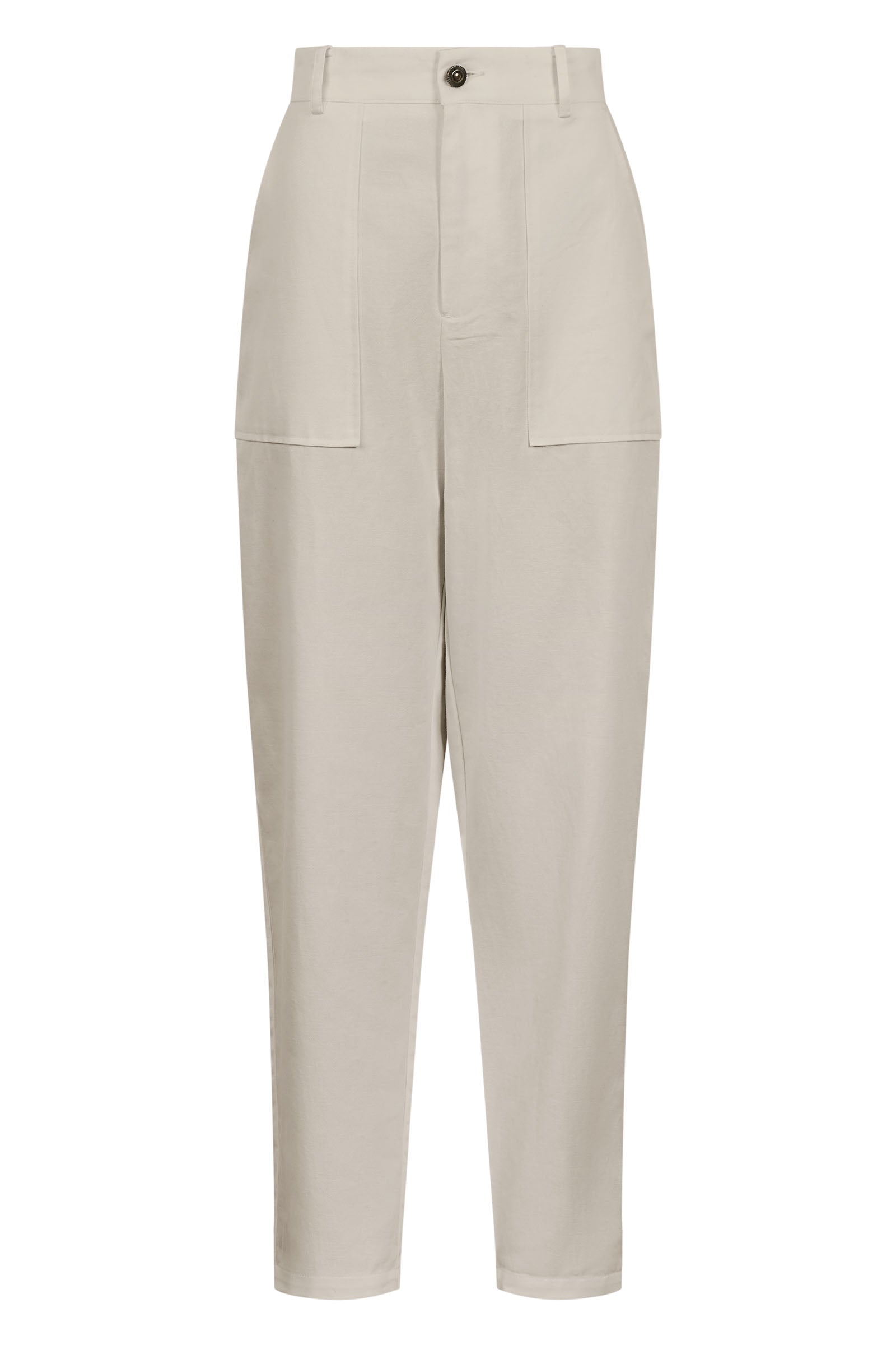 Lucille Pant - Canvas - Isle of Mine Clothing - Pant Relaxed Crop Linen