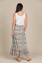 Esme Maxi Skirt - Lotus Fleuron - Isle of Mine Clothing - Skirt Maxi