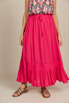 Esme Maxi Skirt - Raspberry - Isle of Mine Clothing - Skirt Maxi