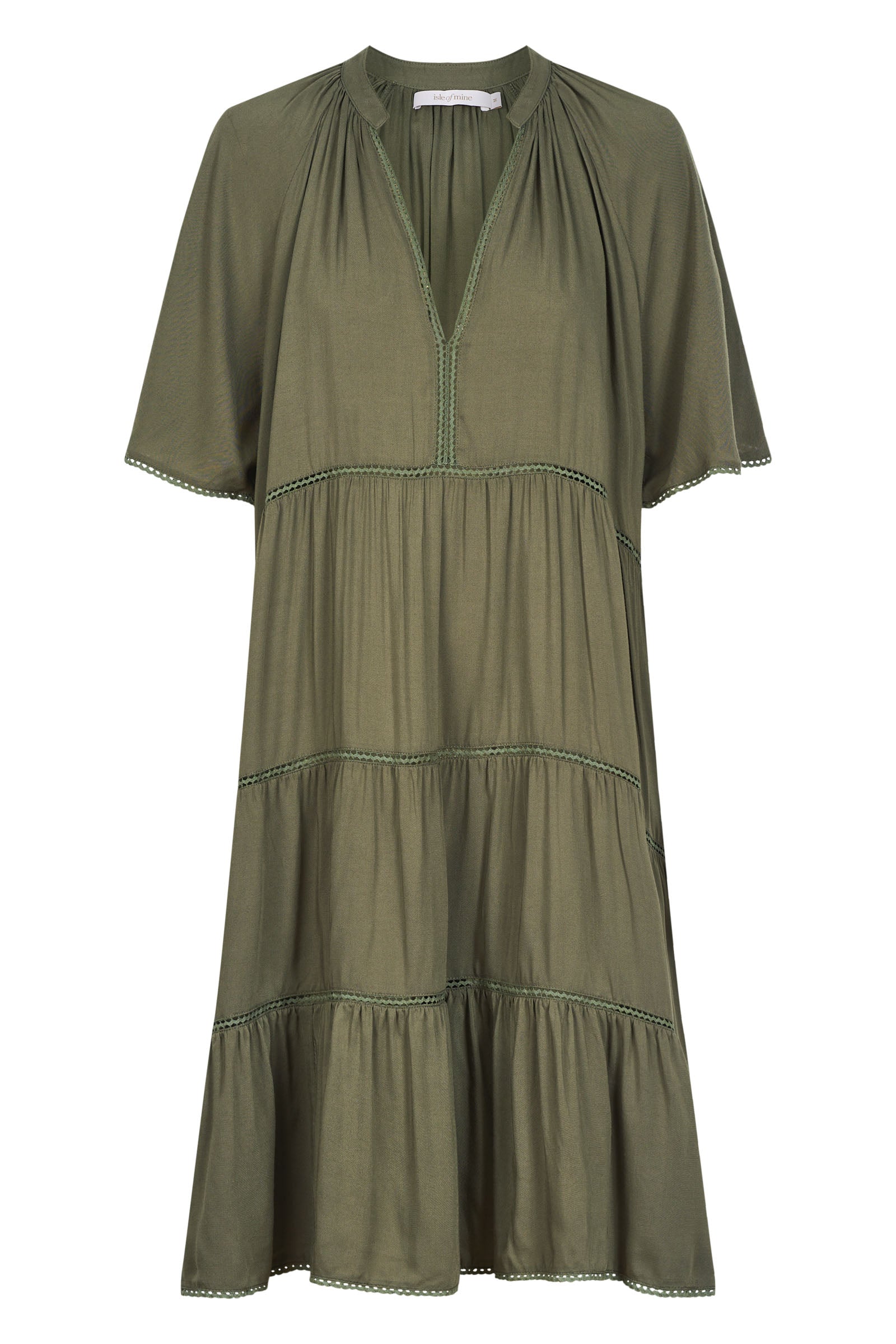 Esme Dress - Olive - Isle of Mine Clothing - Dress Mid