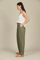 Esme Pant - Olive - Isle of Mine Clothing - Pant Relaxed