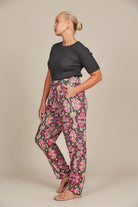 Esme Pant - Olive Fleuron - Isle of Mine Clothing - Pant Relaxed