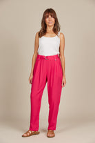 Esme Pant - Raspberry - Isle of Mine Clothing - Pant Relaxed