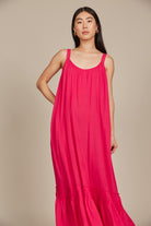 Esme Tank Dress - Raspberry - Isle of Mine Clothing - Dress Strappy Maxi