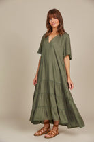 Esme Maxi - Olive - Isle of Mine Clothing - Dress Maxi