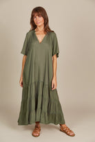 Esme Maxi - Olive - Isle of Mine Clothing - Dress Maxi