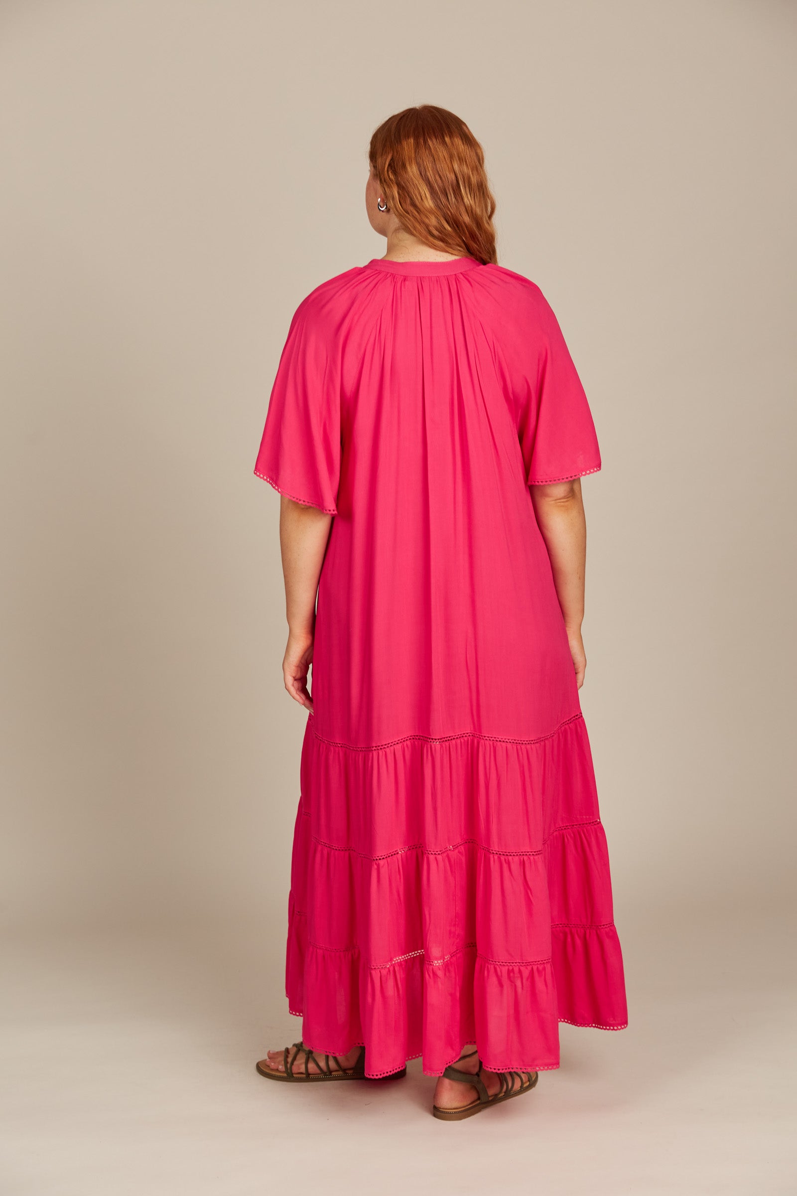 Esme Maxi - Raspberry - Isle of Mine Clothing - Dress Maxi