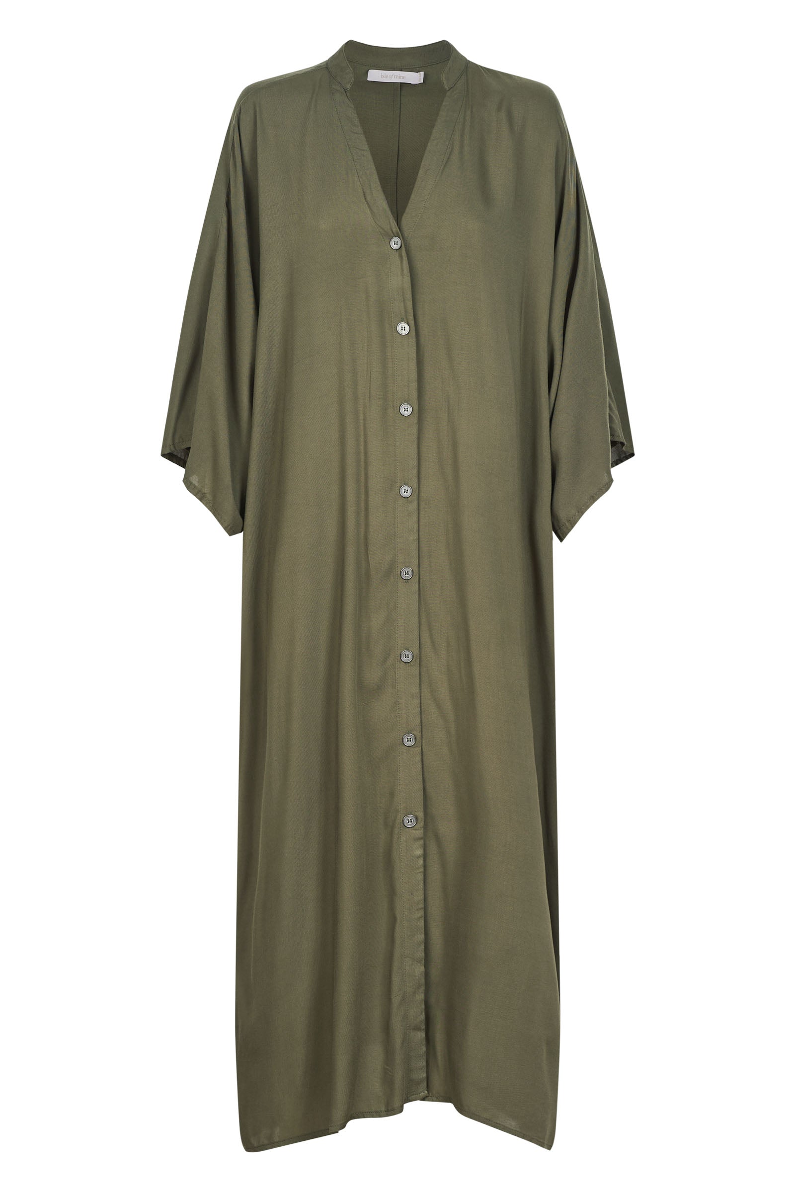 Esme Relaxed Dress - Olive - Isle of Mine Clothing - Dress Maxi One Size