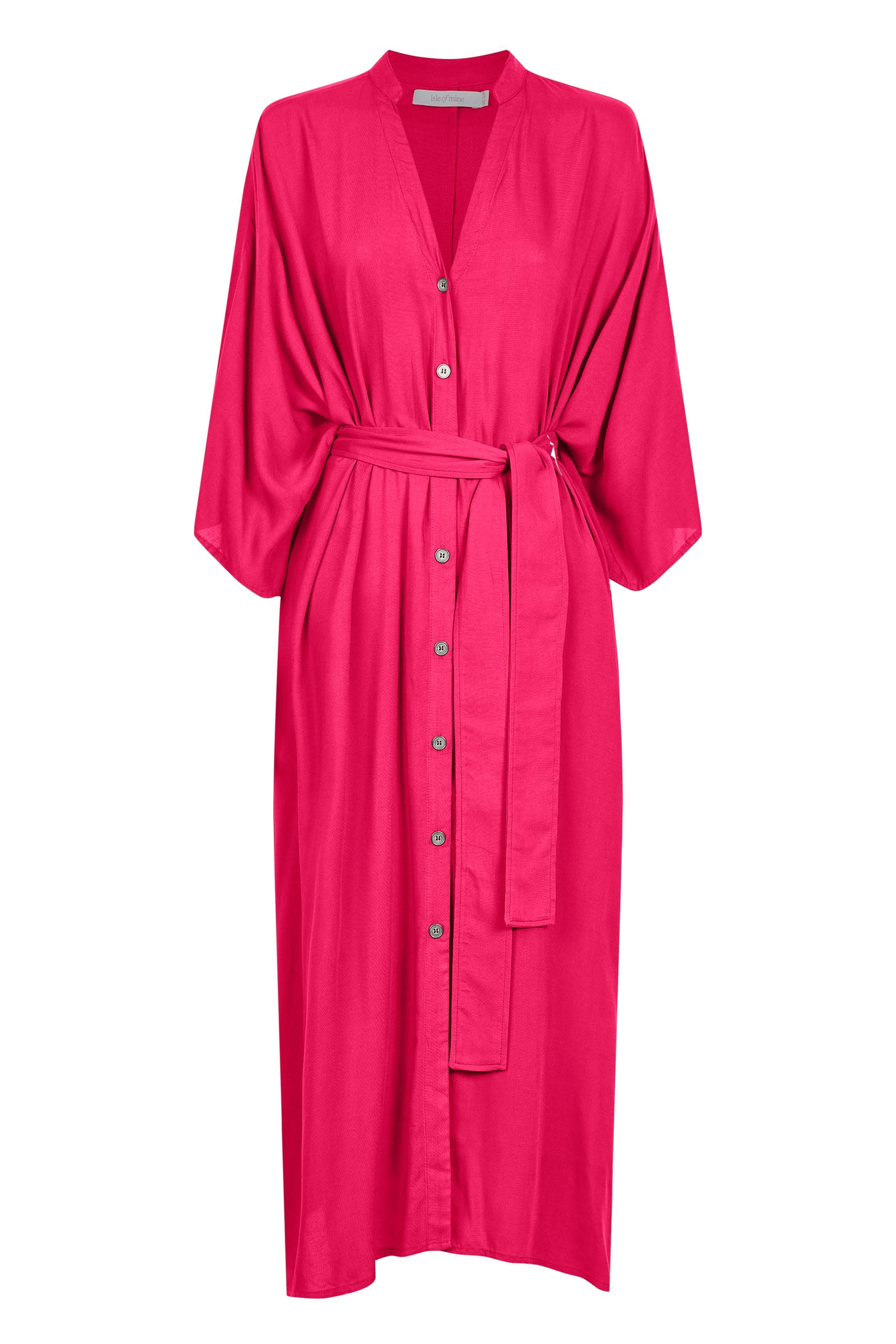 Esme Relaxed Dress - Raspberry - Isle of Mine Clothing - Dress Maxi One Size