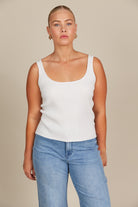 Adele Tank - Lotus - Isle of Mine Clothing - Knit Top Sleeveless