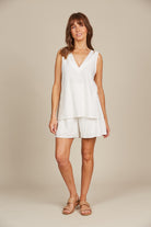 Amelie Tank - Lotus - Isle of Mine Clothing - Top Sleeveless Linen