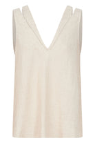 Amelie Tank - Canvas - Isle of Mine Clothing - Top Sleeveless Linen